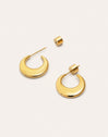 Lunette Gold Hoop Earrings