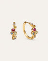 Aro Rainbow Bubbles S Gold Earrings