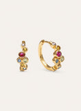Aro Rainbow Bubbles S Gold Earrings
