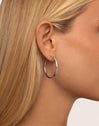 River L Stainless Steel Earrings