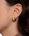 Shelly Hoop Earrings Gold Stainless Steel