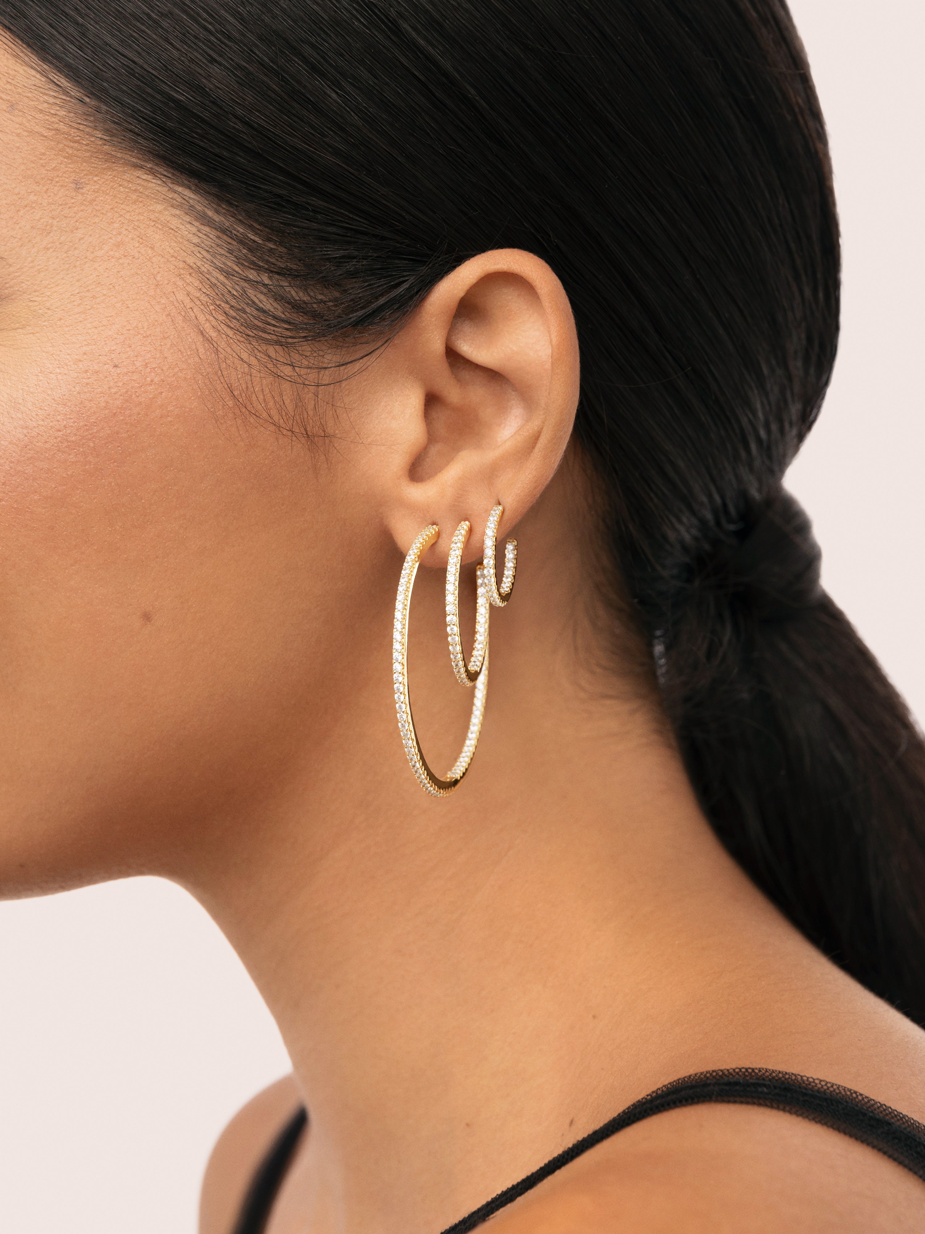 Scarlett S Gold Hoop Earrings