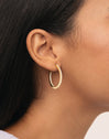 Pendientes Aro Scarlett M Baño Oro