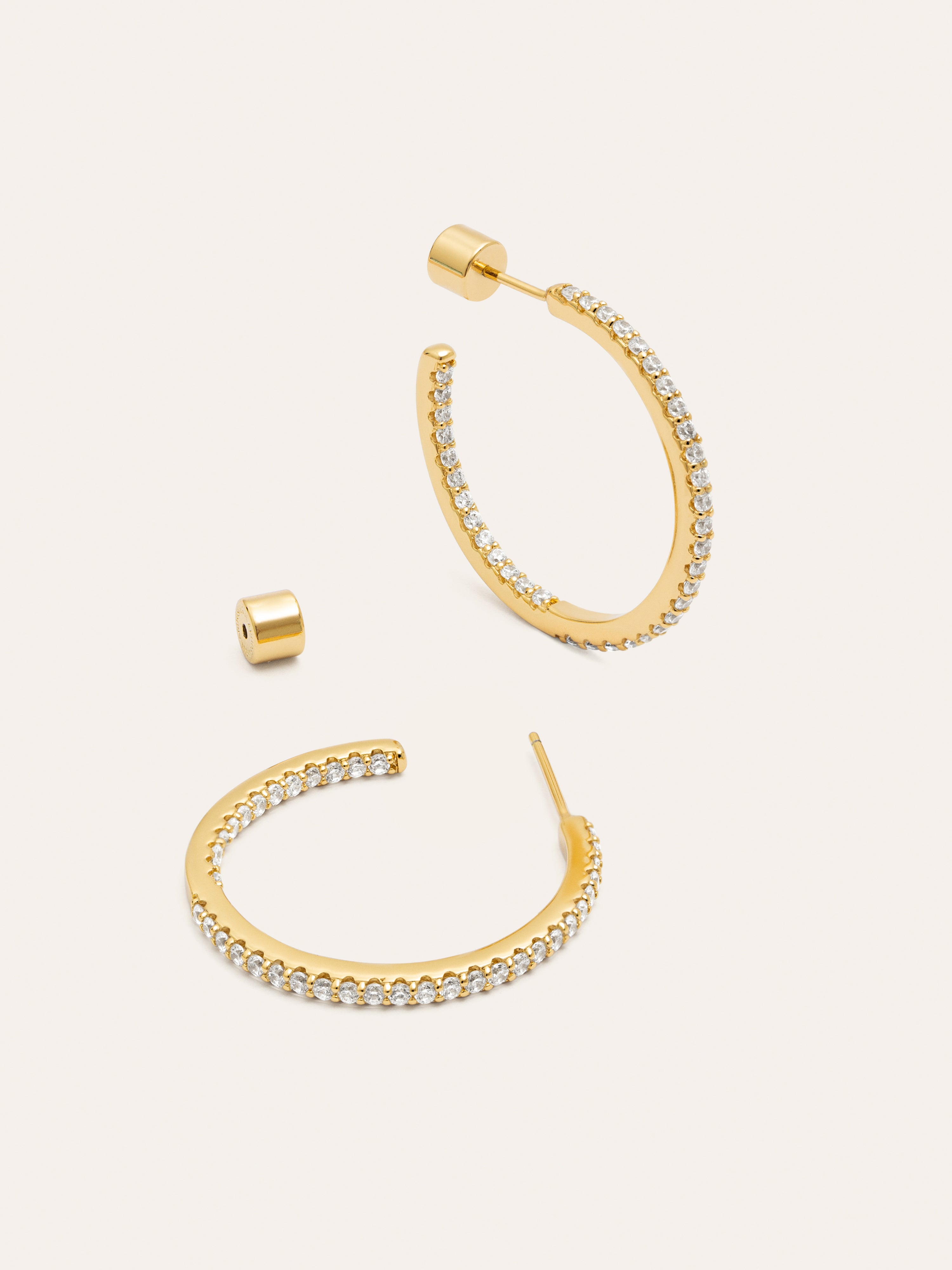 Pendientes Aro Scarlett M Baño Oro
