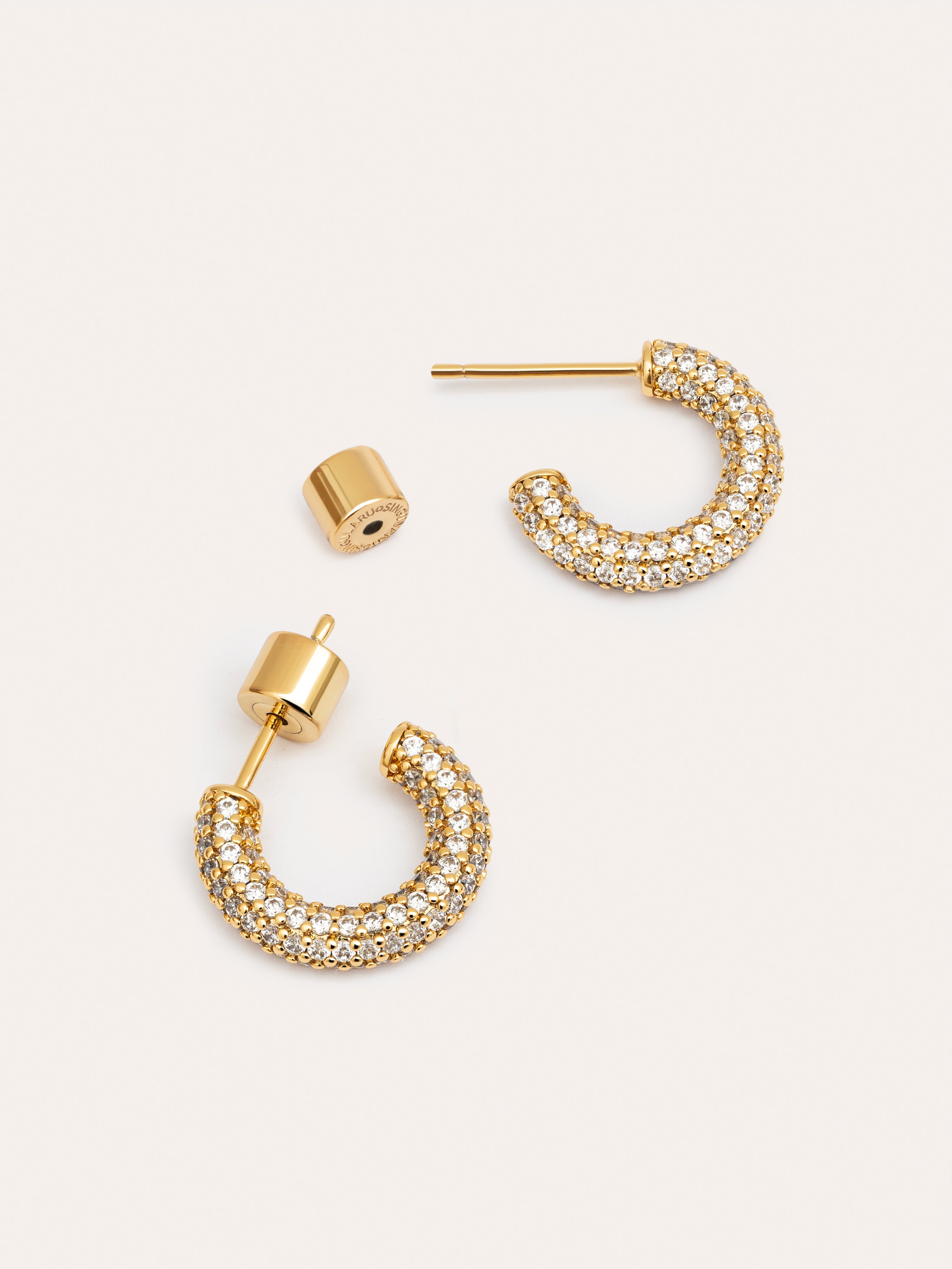 Vida Gold Hoop Earrings 