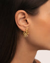 Solstice Beam Stainless Steel Earrings 