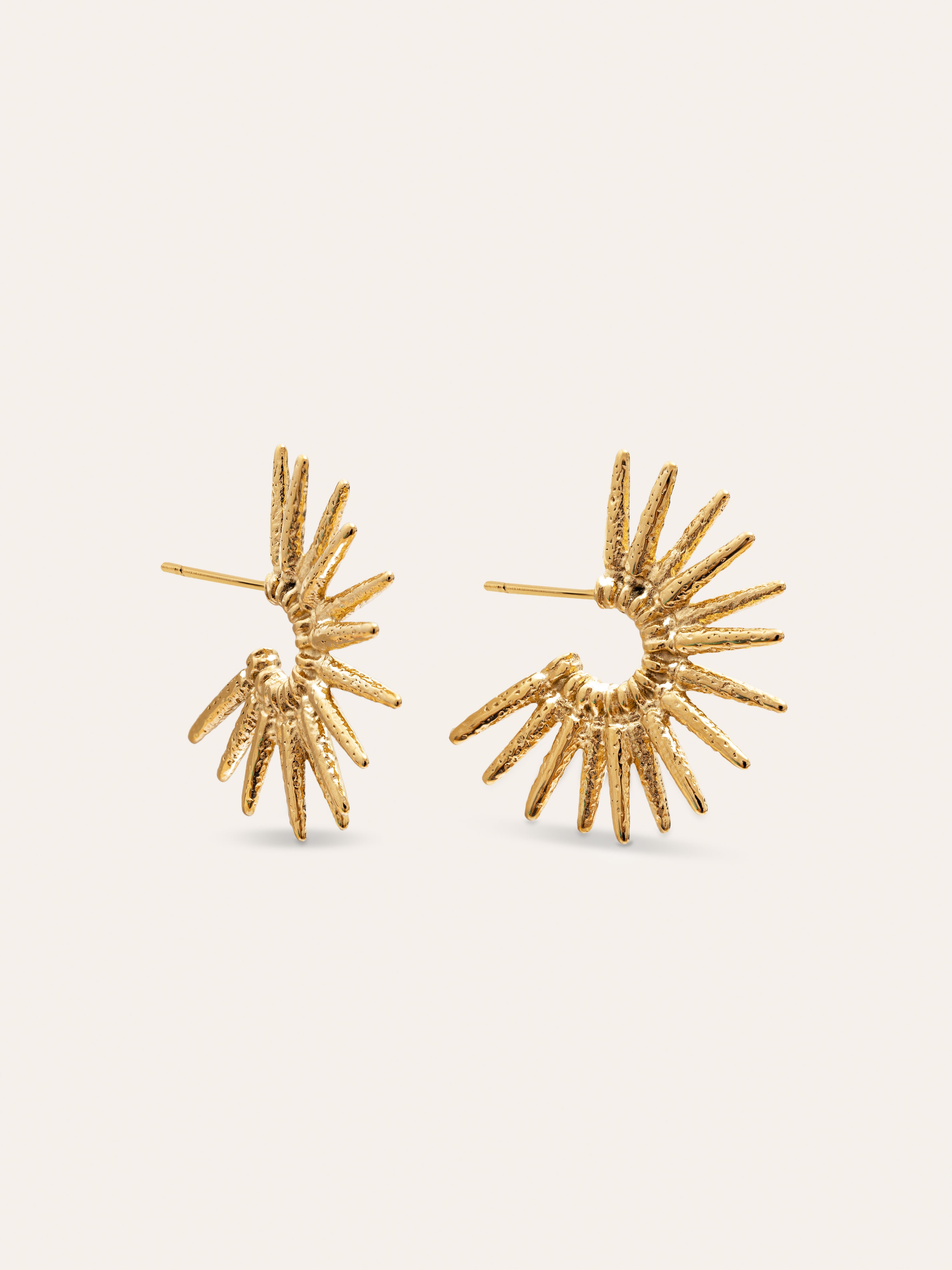 Solstice Beam Stainless Steel Earrings 