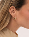Pendientes Aro Starla Sparks M Baño Oro