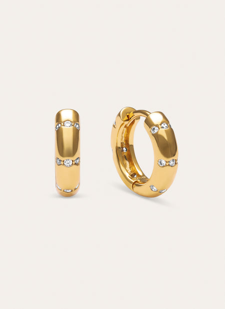 Starla Sparks S Gold Hoop Earrings