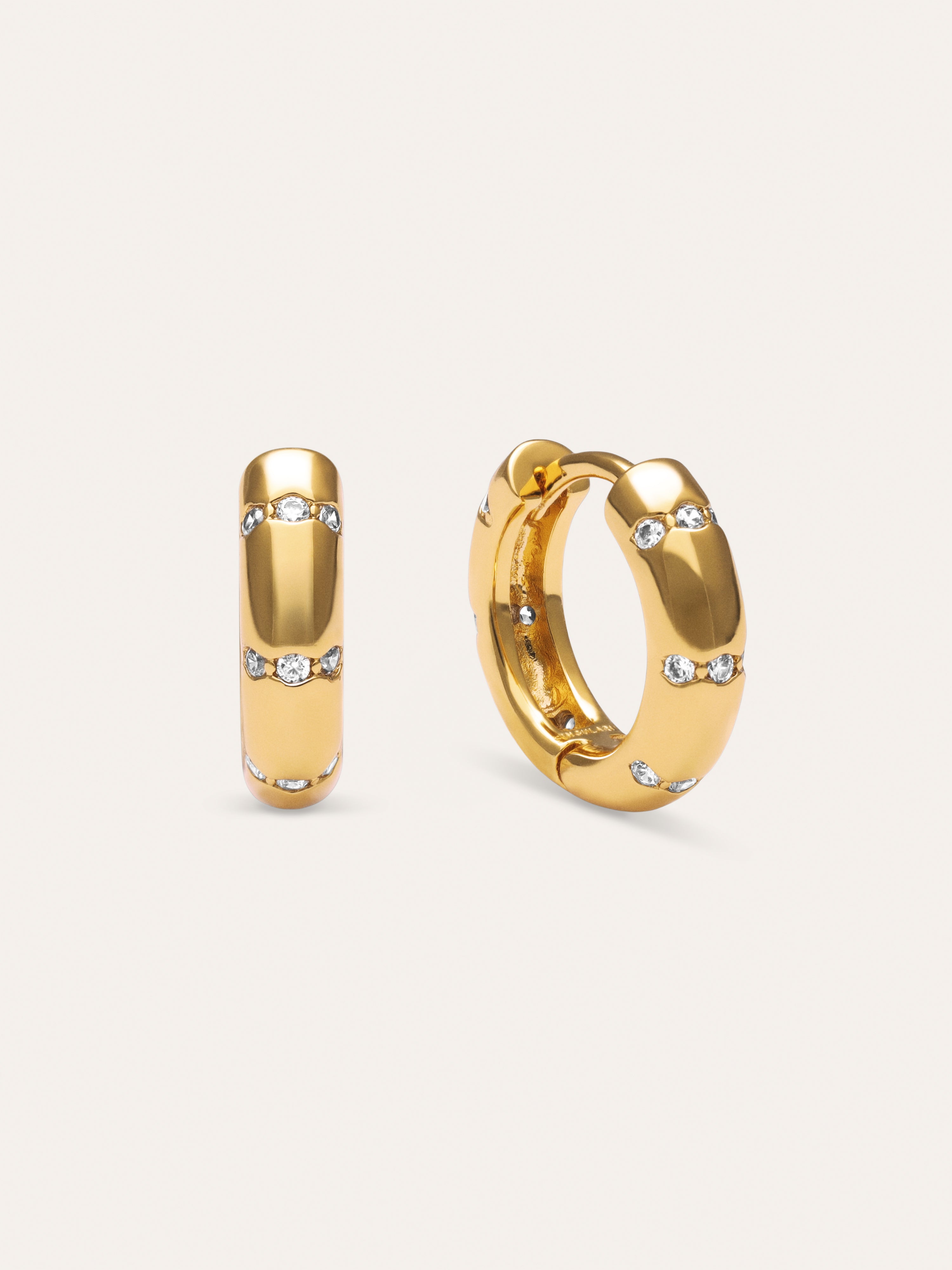 Starla Sparks S Gold Hoop Earrings