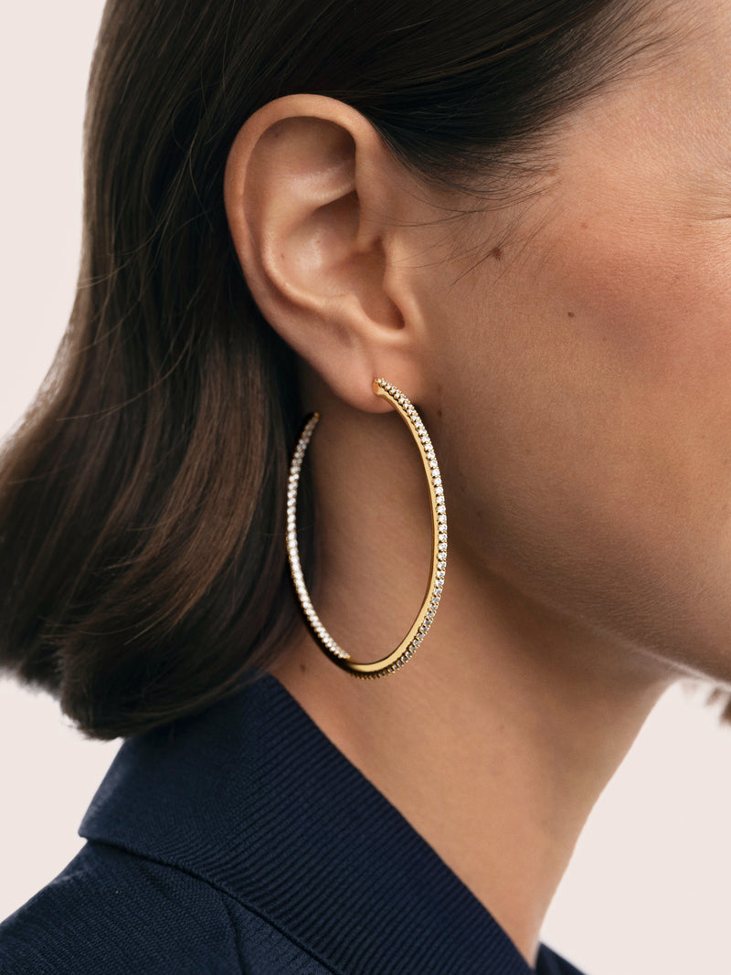 Scarlett XL Gold Hoop Earrings 