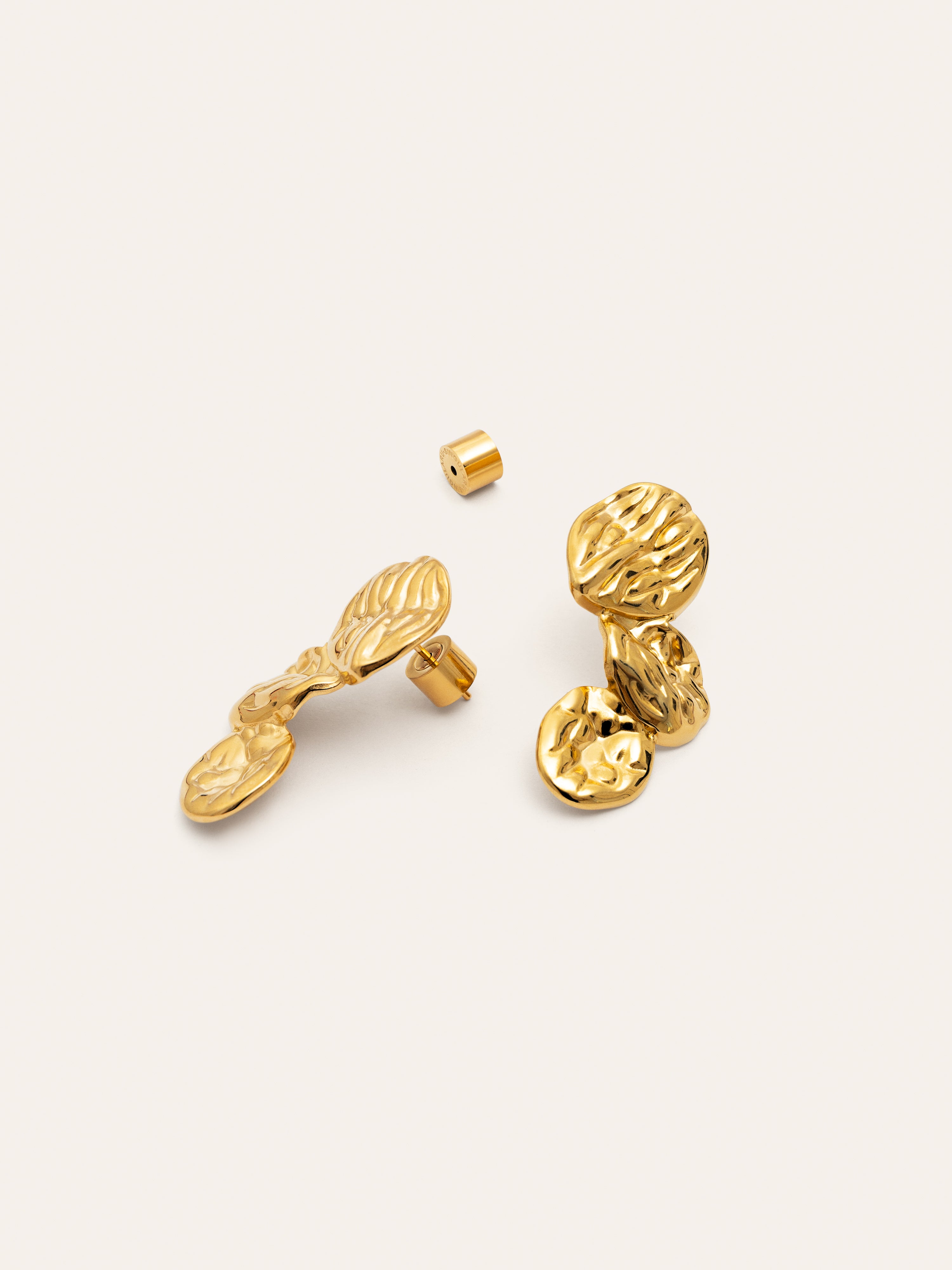 Aurea Stainless Steel Gold Earrings