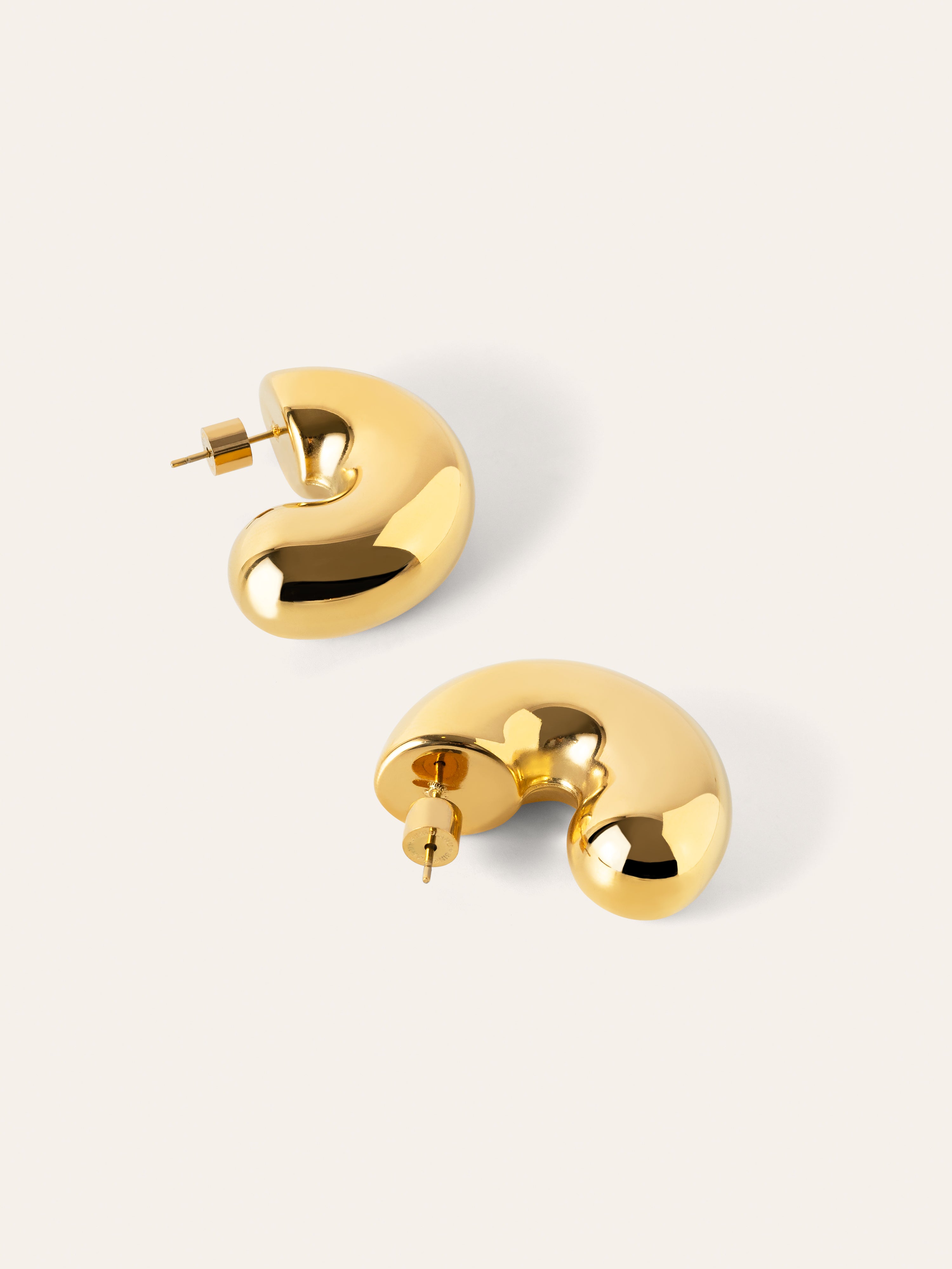 Ballon Stainless Steel Gold Earrings