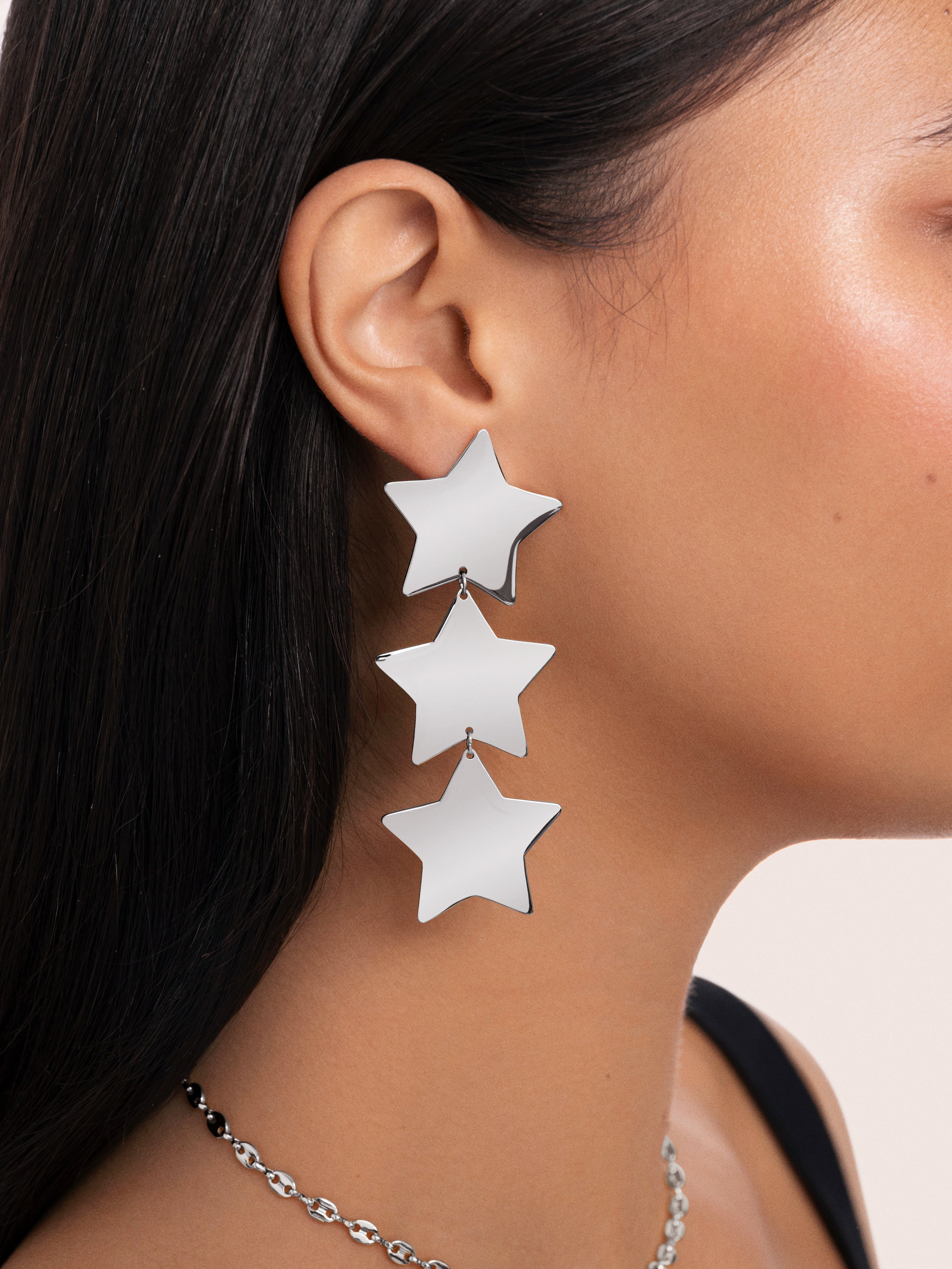 Pendientes Big Stars Acero