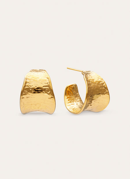 Pendientes Boho Acero Baño Oro