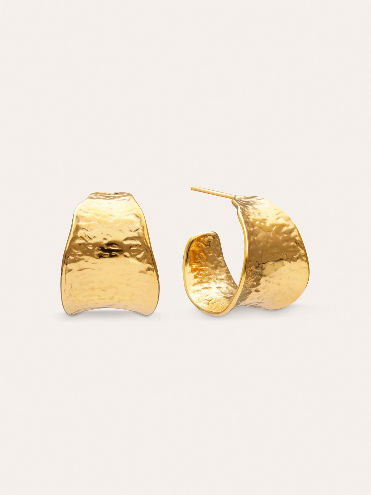 Boho Steel Gold-Plated Earrings