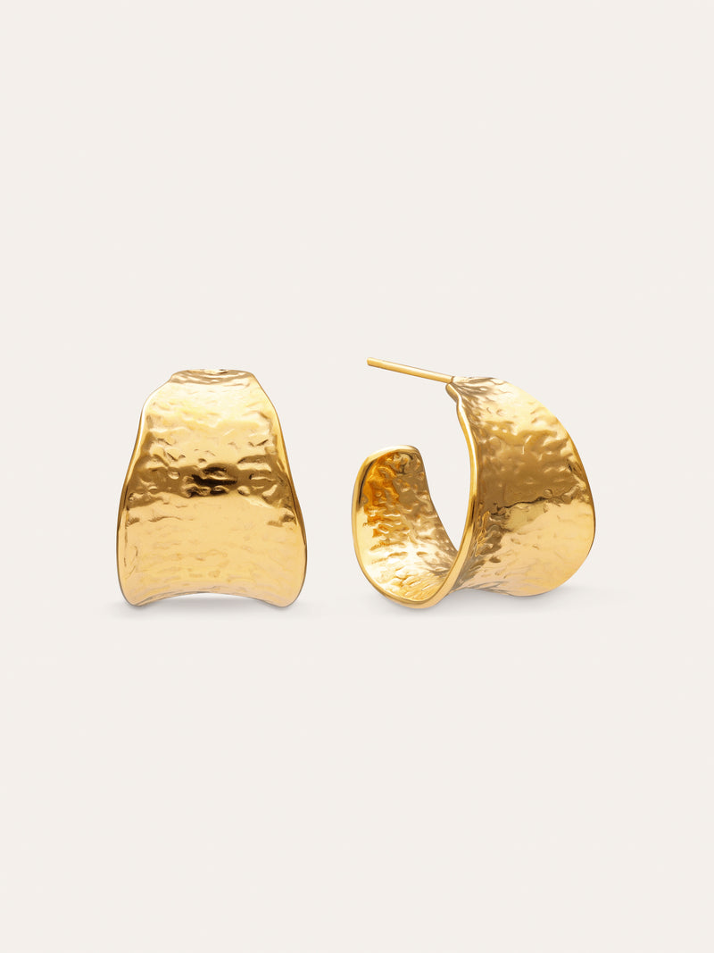 Boho Steel Gold-Plated Earrings
