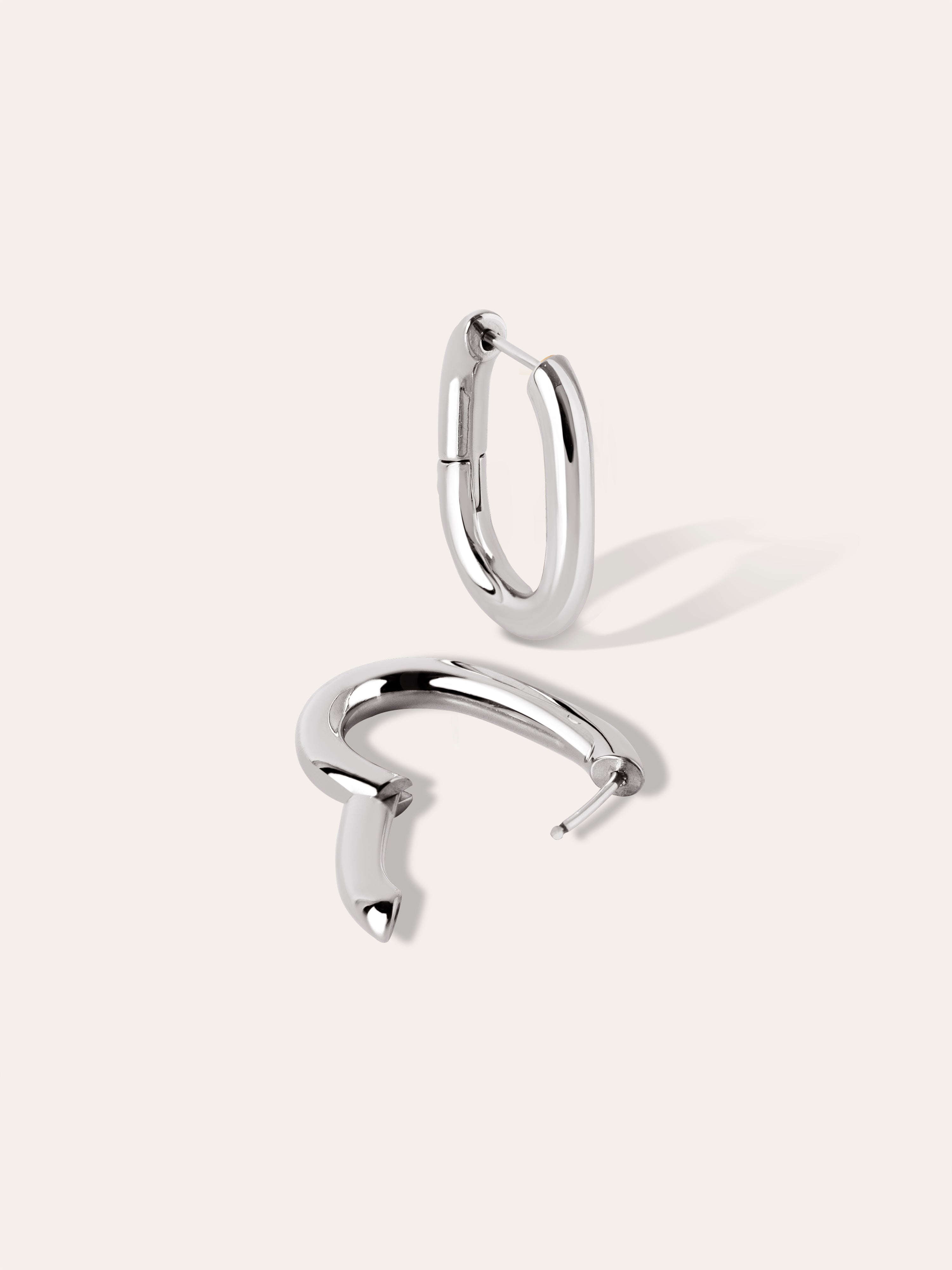 Bolero Stainless Steel Hoop Earrings 