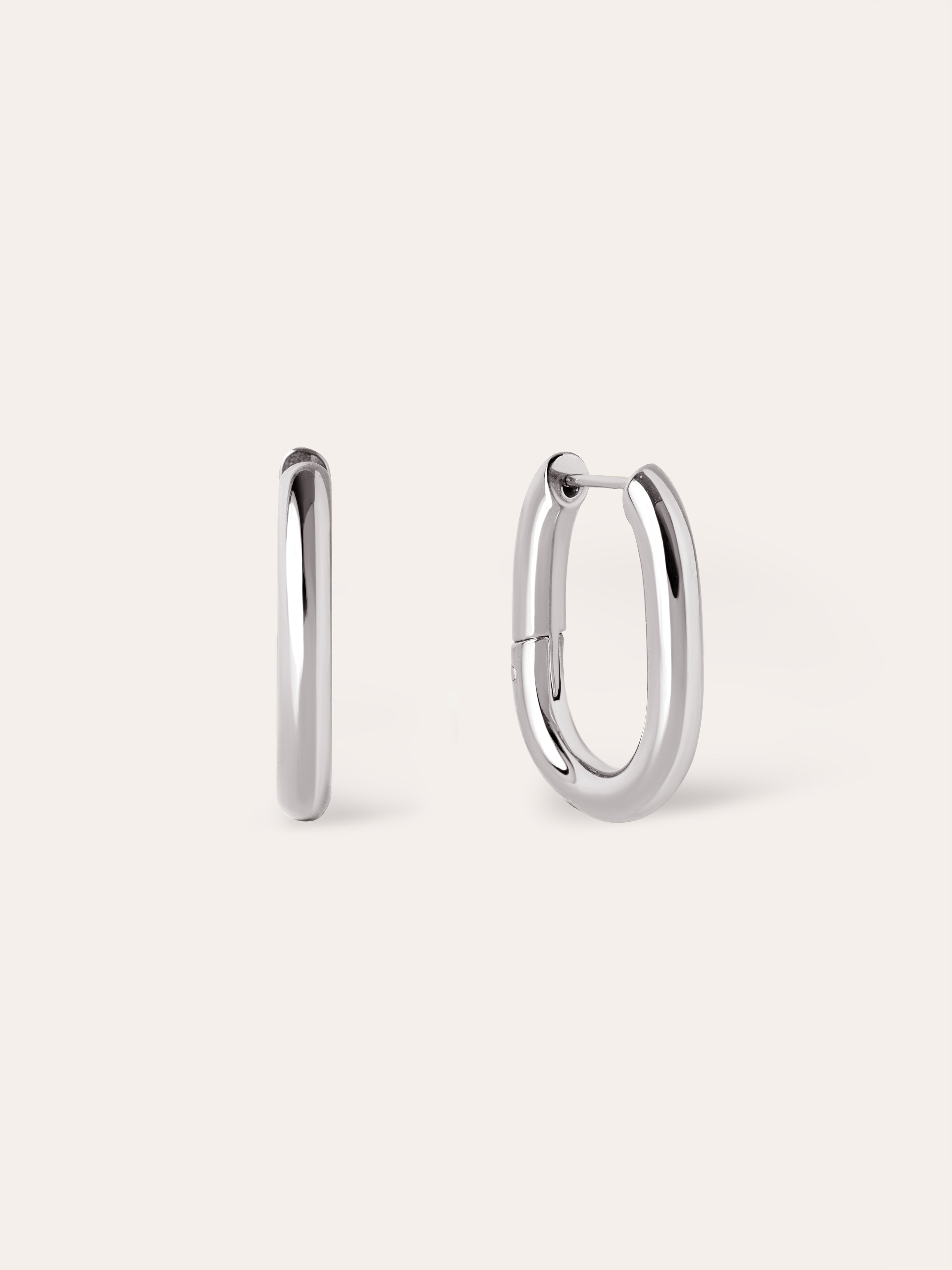 Bolero Stainless Steel Hoop Earrings 