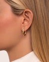 Bossa Stainless Steel Gold  Earrings