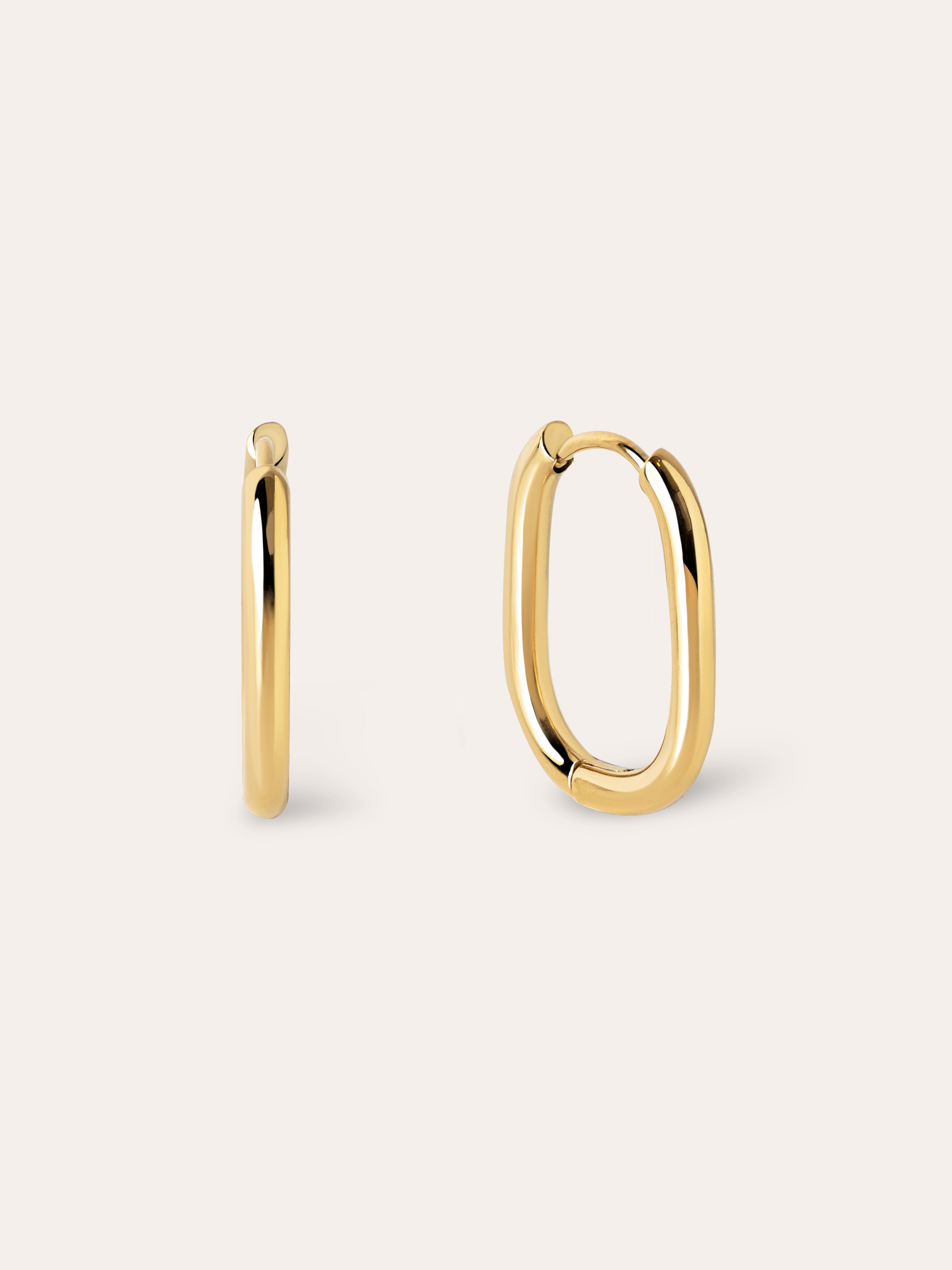 Bossa Stainless Steel Gold  Earrings