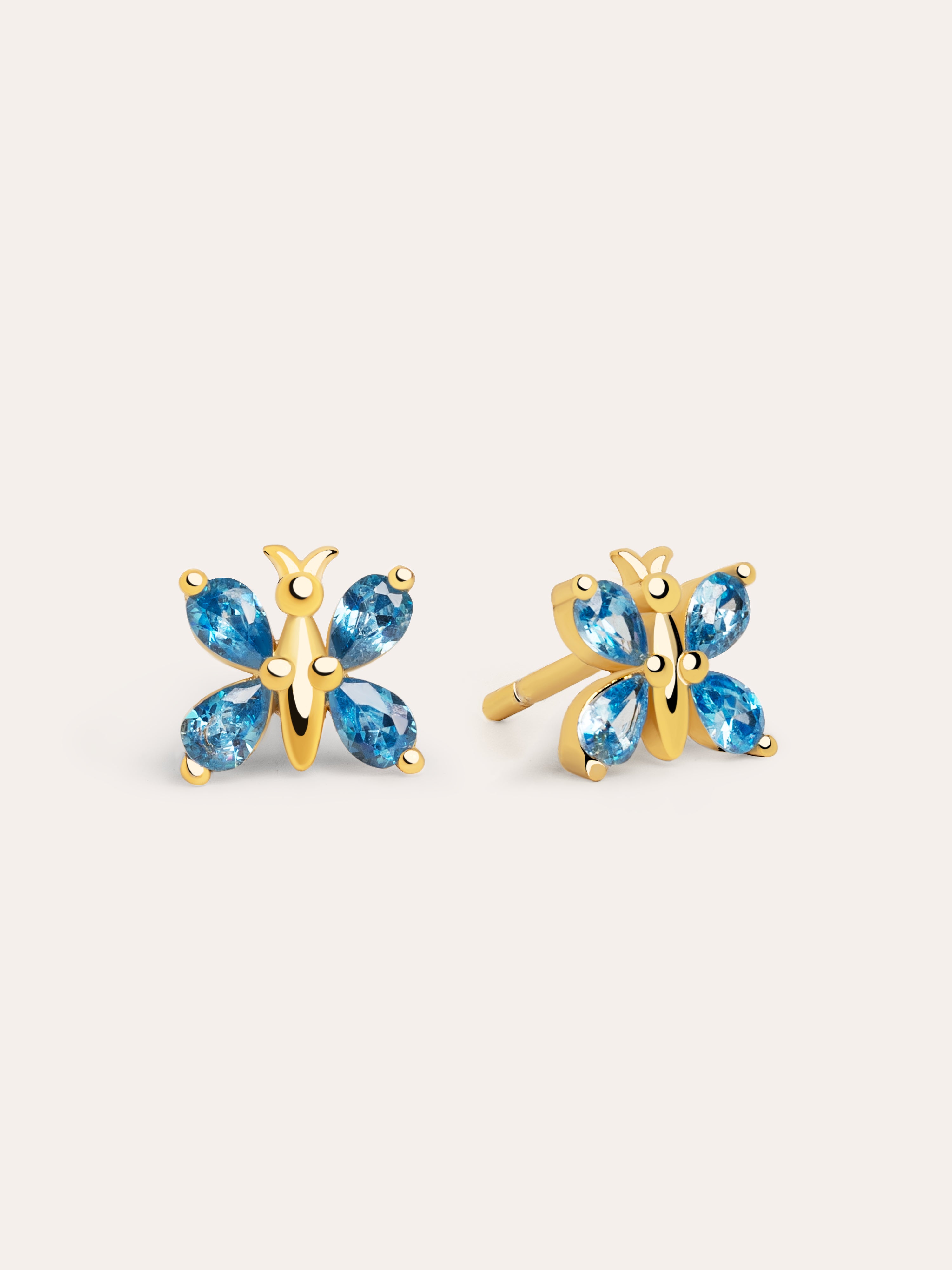Butterfly Gold Earrings
