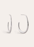 Bulky Stainless Steel Hoop Earrings