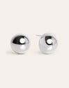 Buttons Stainless Steel Earrings