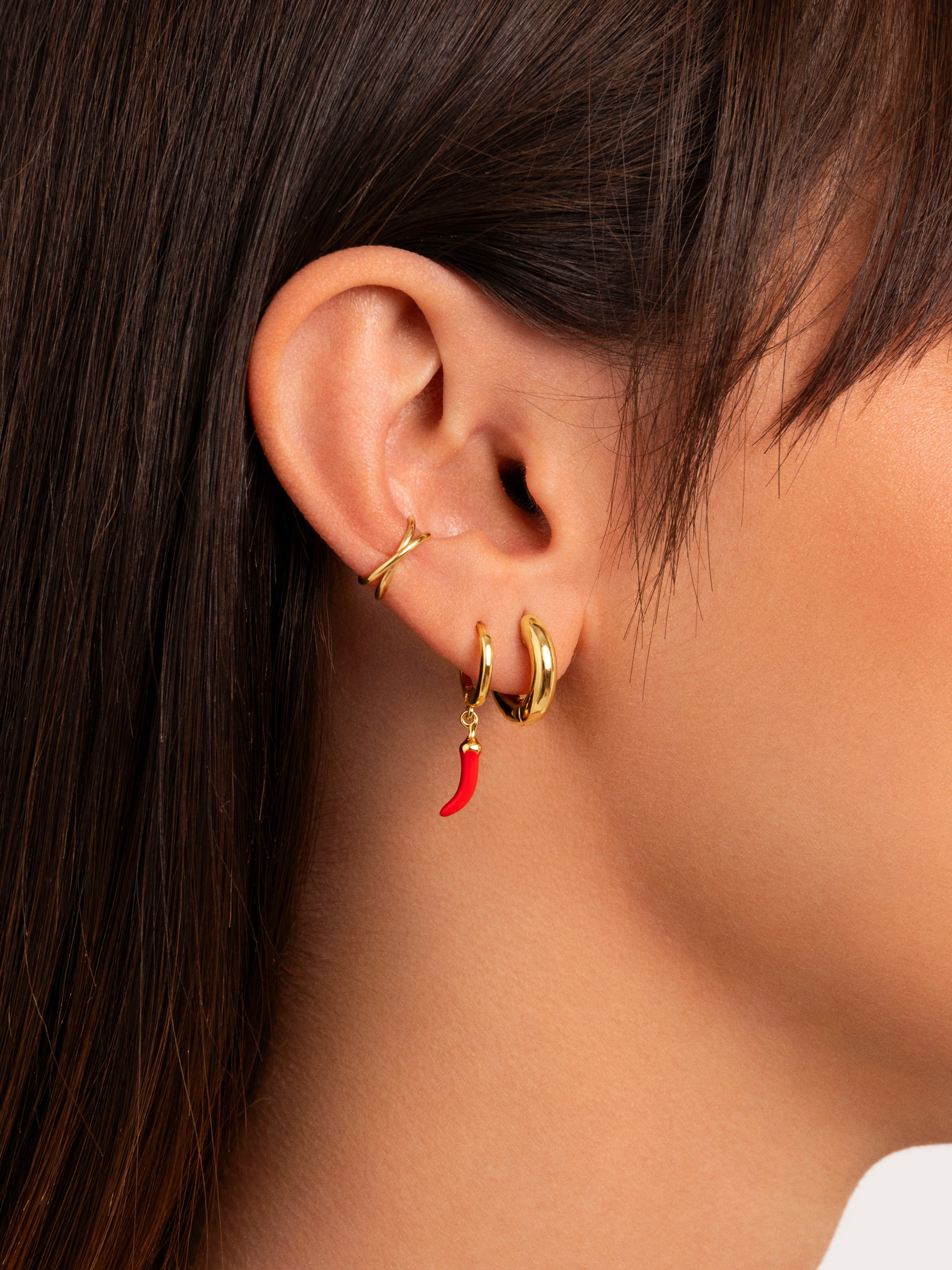 Carmen S Gold Hoop Earrings