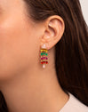 Candy Colors Gold Earrings
