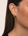 Pendientes Cascade Glam Baño Oro