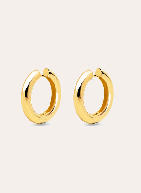 Carmen XL Gold Hoop Earrings