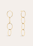 Pendientes Circles & Circles Baño Oro