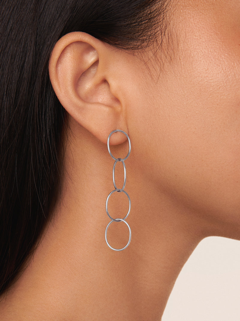 Orecchini Circles & Circles Acciaio