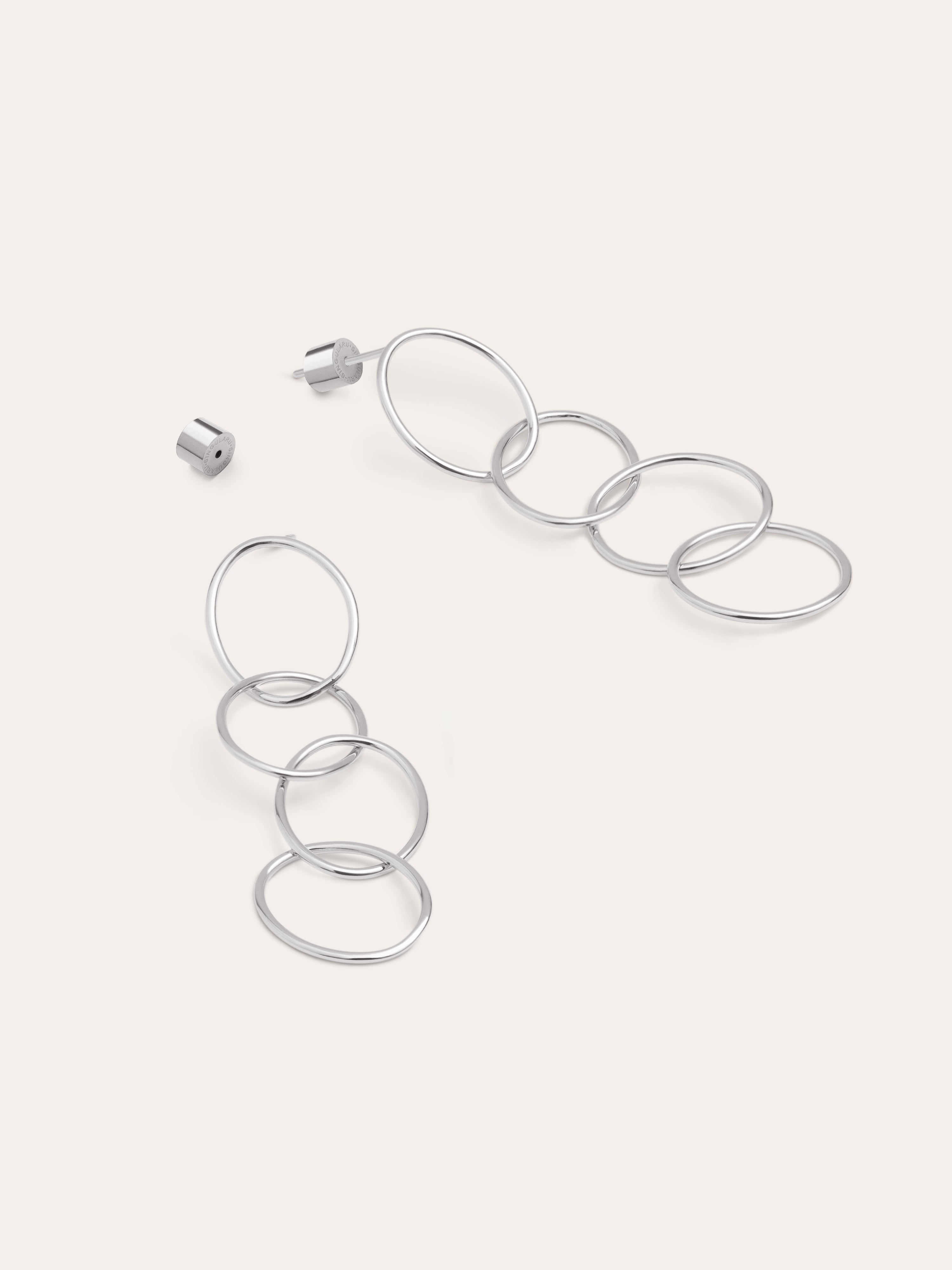 Orecchini Circles & Circles Acciaio