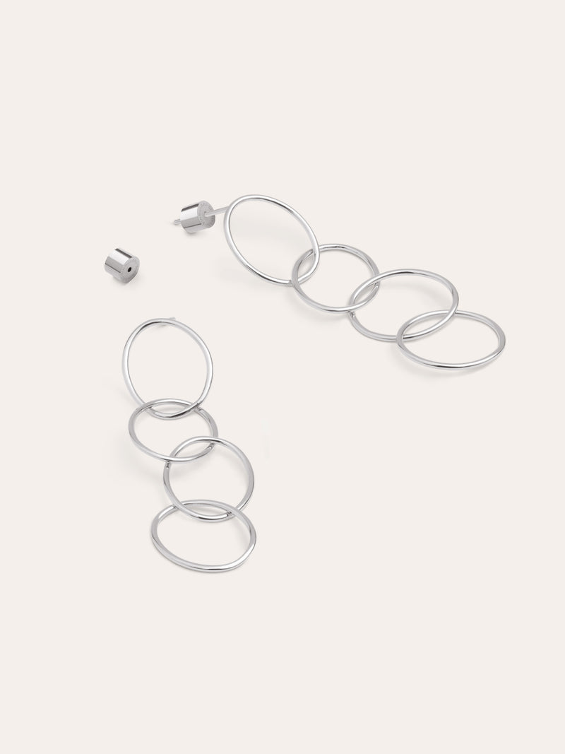 Orecchini Circles & Circles Acciaio
