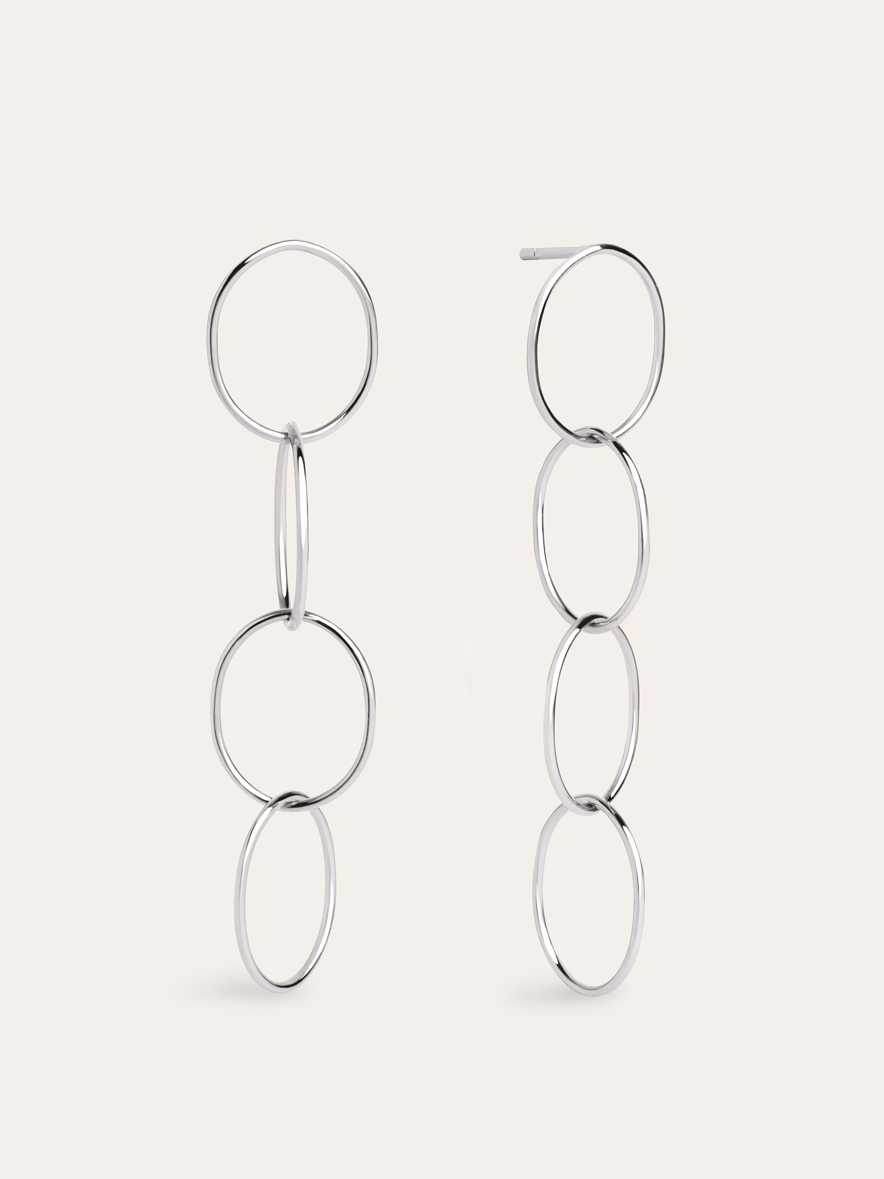 Orecchini Circles & Circles Acciaio