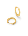 Cleo L Gold Hoop Earrings