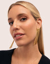 Cleopatra Stainless Steel Gold Earrings