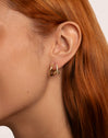 Double Dainty Gold Earrings