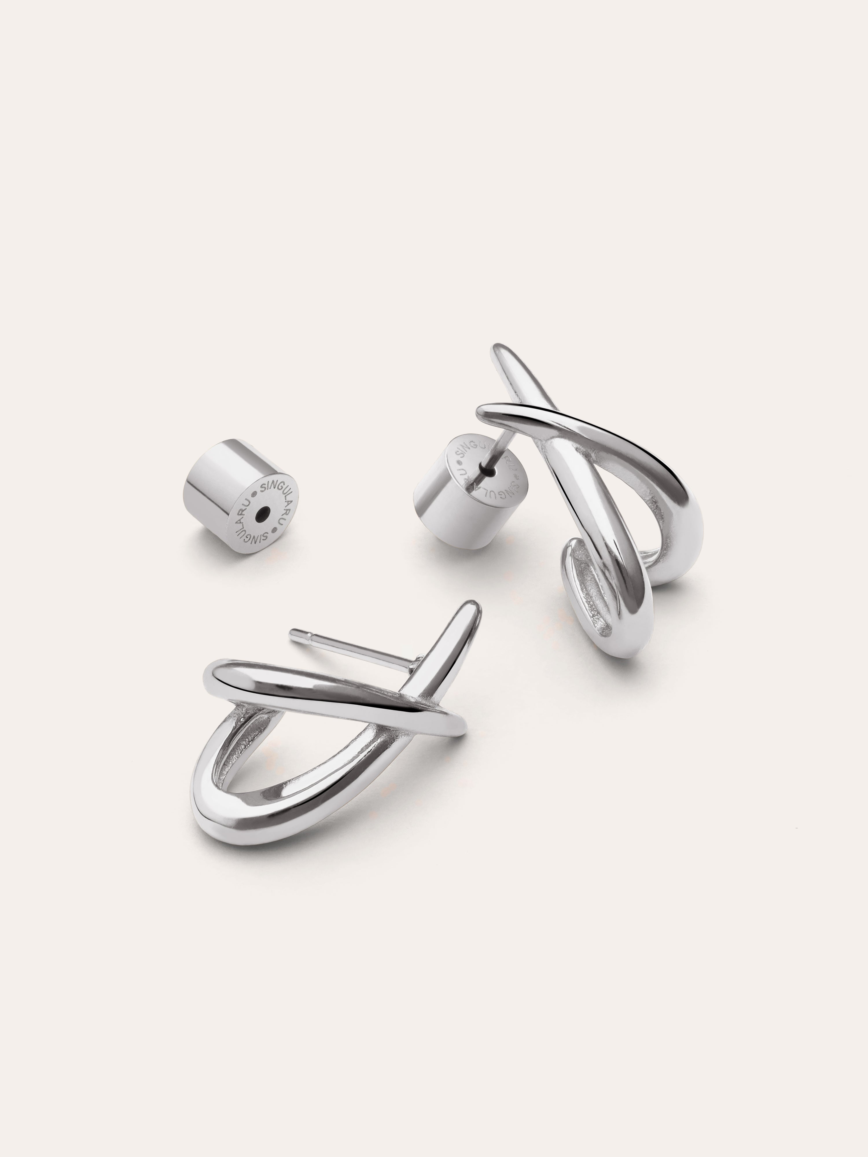 Pendientes Emma Acero