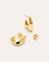 Espresso Gold Earrings 