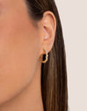 Stellar White Gold Earrings