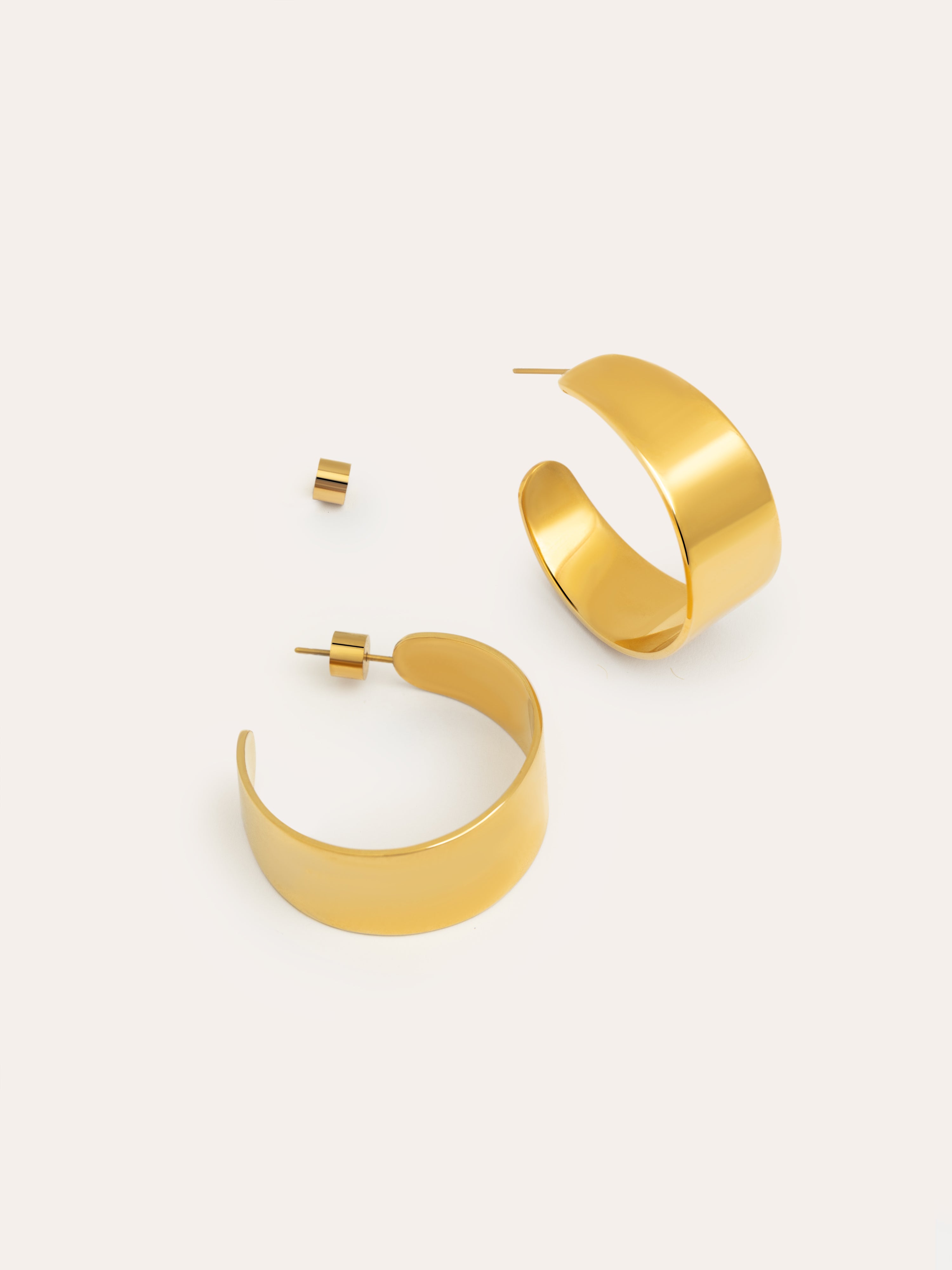 Giorgia Stainless Steel Gold Earrings 