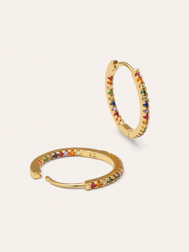 Orecchini Gleam Colors Placcati Oro