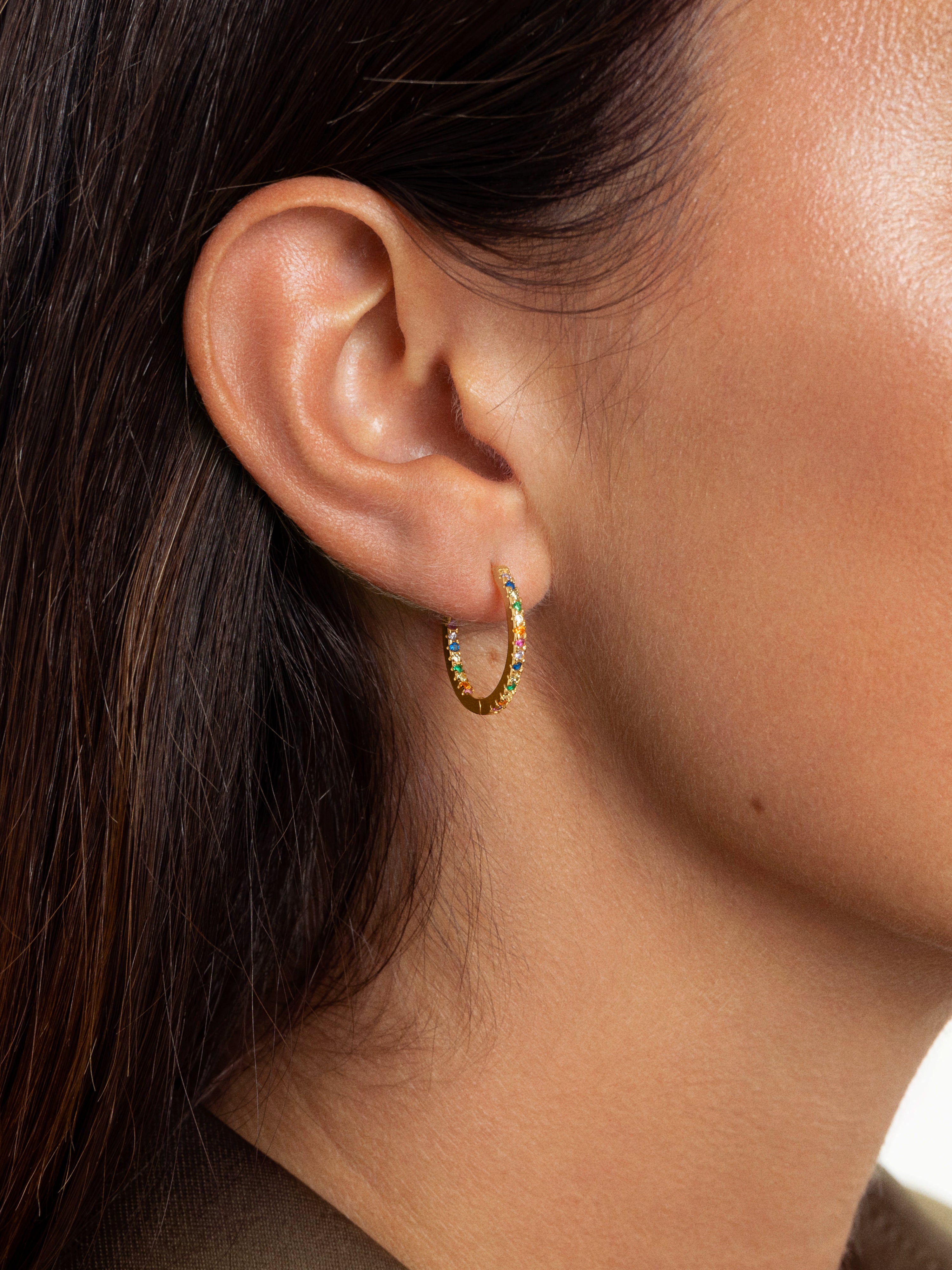 Gleam Colors Gold Earrings