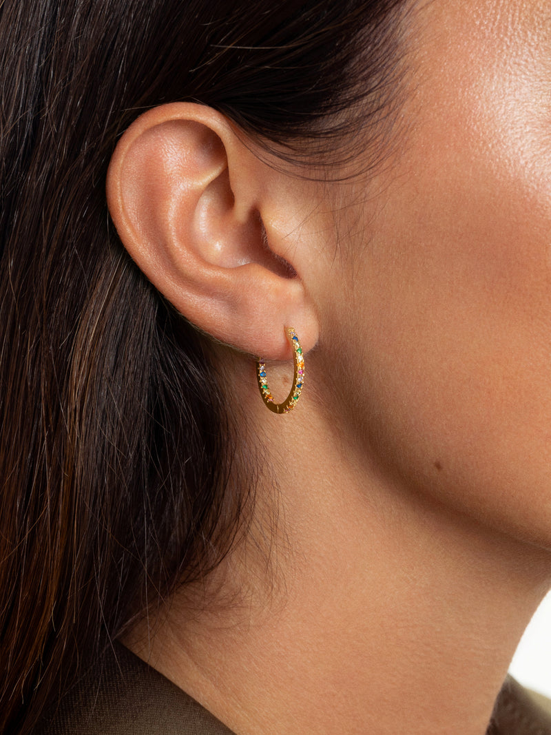 Gleam Colors Gold Earrings
