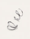 Imagen detalle de Pendientes Gota Spiral Acero