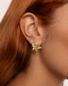 Clover Gold Single Earring