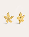 Jasmine Stainless Steel Gold Earrings